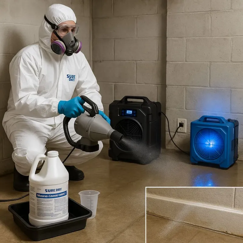 Sanitization and Odor Removal process in Westminster, MD